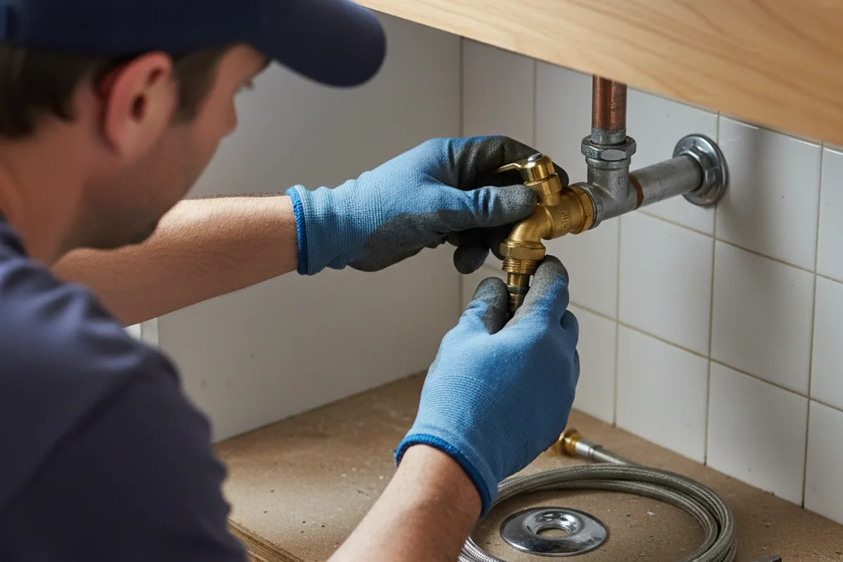Shutoff valve and fitting work during Emergency Plumbing in Scarborough